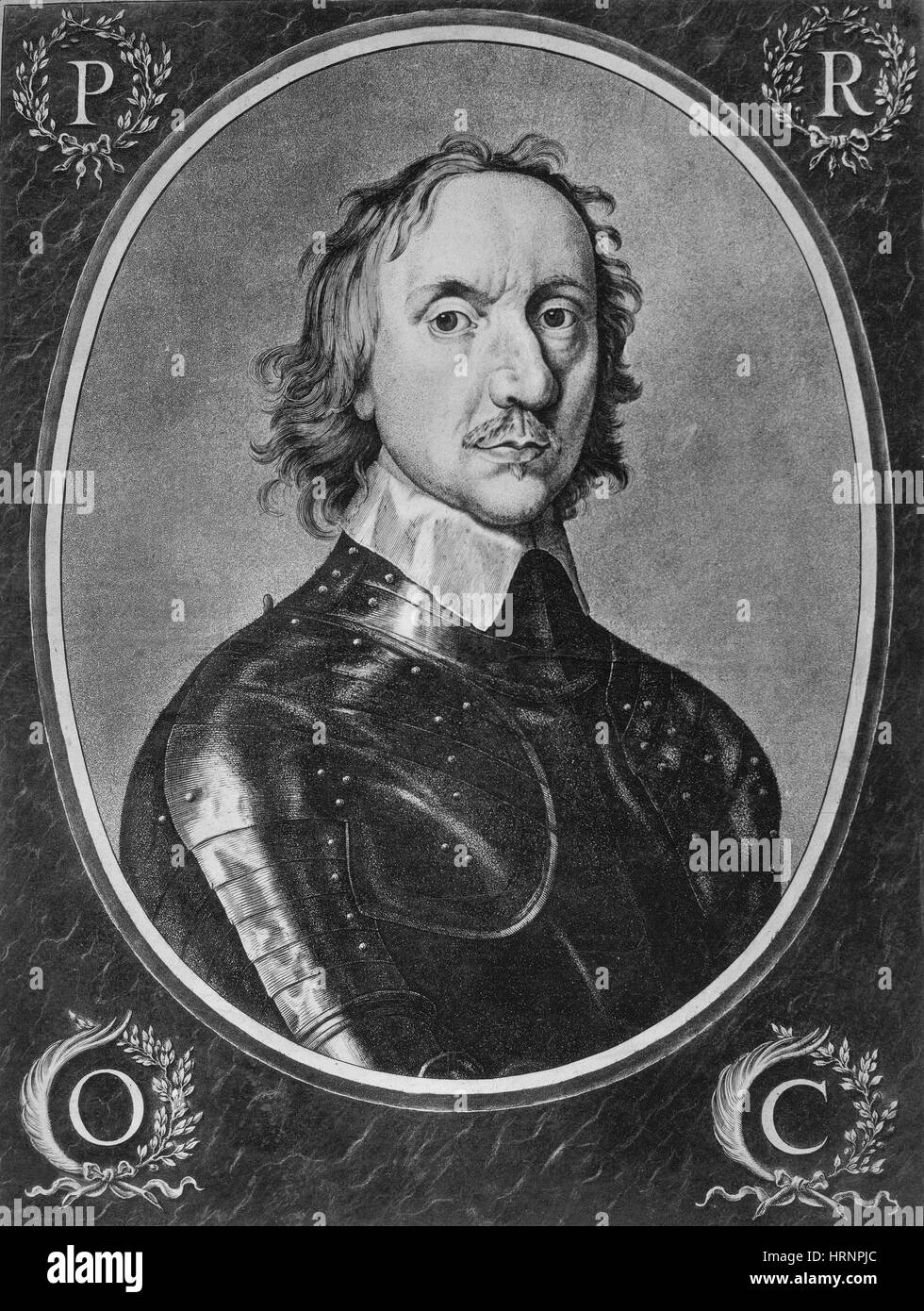 Oliver Cromwell, English Political Leader Stock Photo