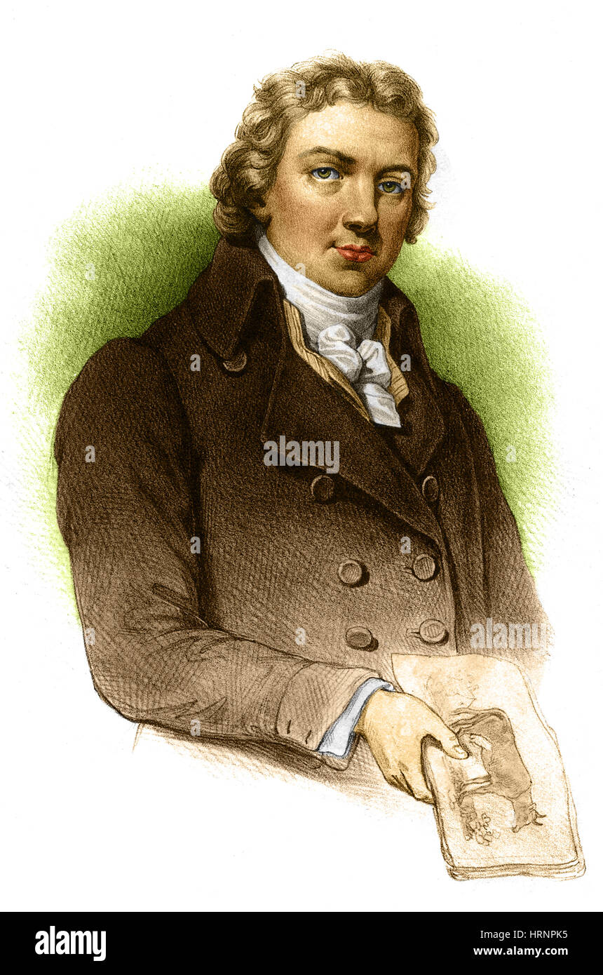 Edward Jenner, English Microbiologist, Father of Immunology Stock Photo