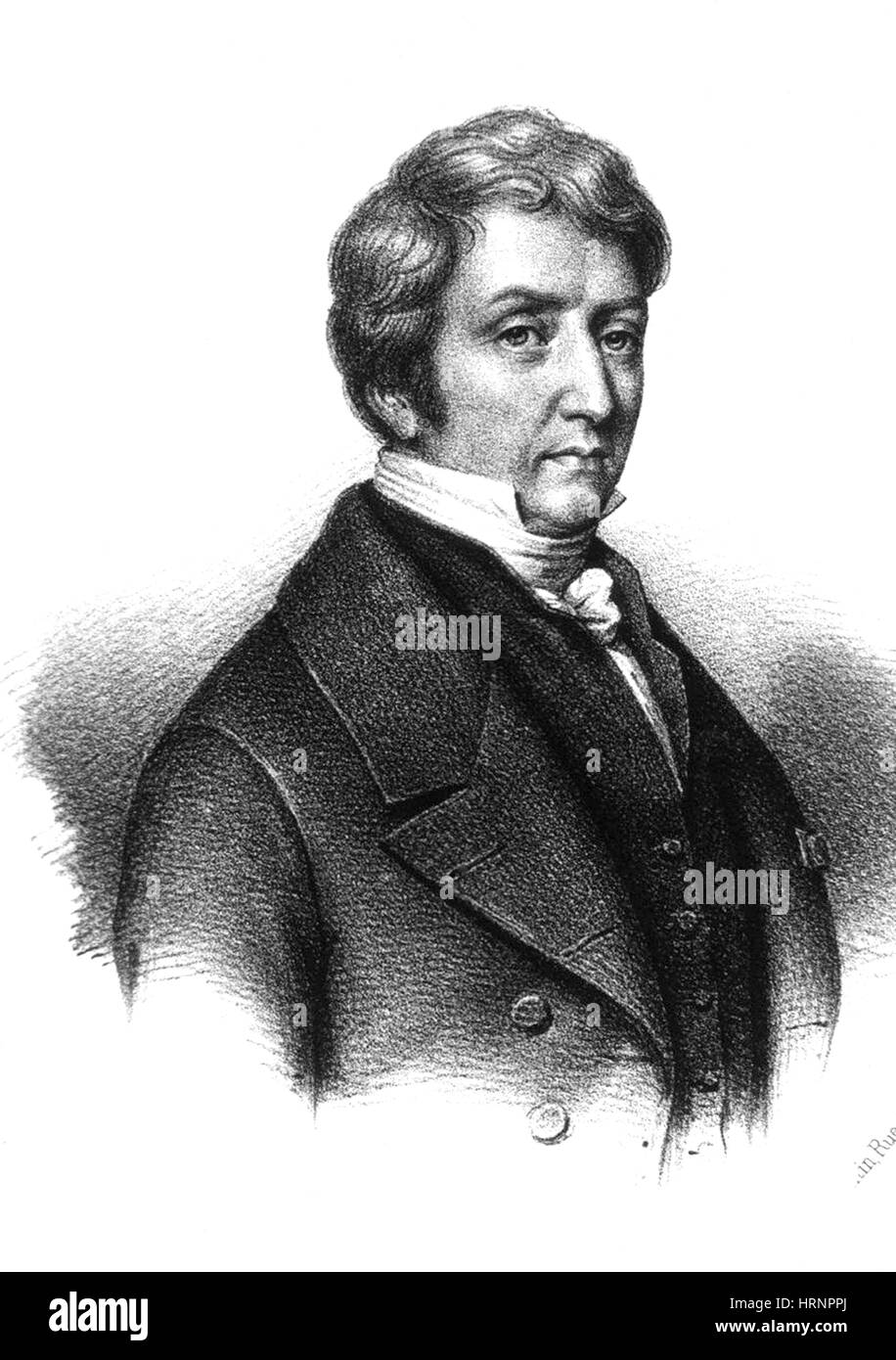 Pierre Louis Dulong, French Physicist and Chemist Stock Photo