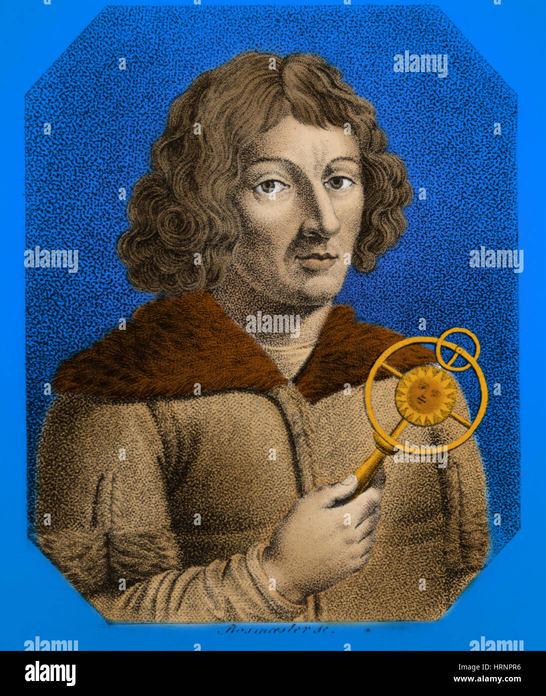 Nicolaus Copernicus, Polish Astronomer Stock Photo