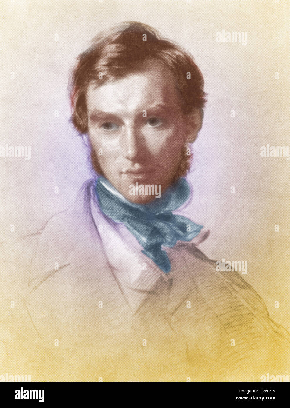 Joseph Dalton Hooker, English Botanist, 1855 Stock Photo