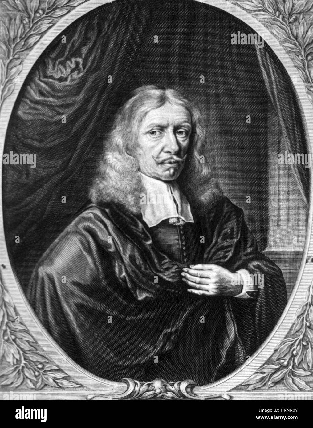 Johannes Hevelius, Polish Astronomer Stock Photo