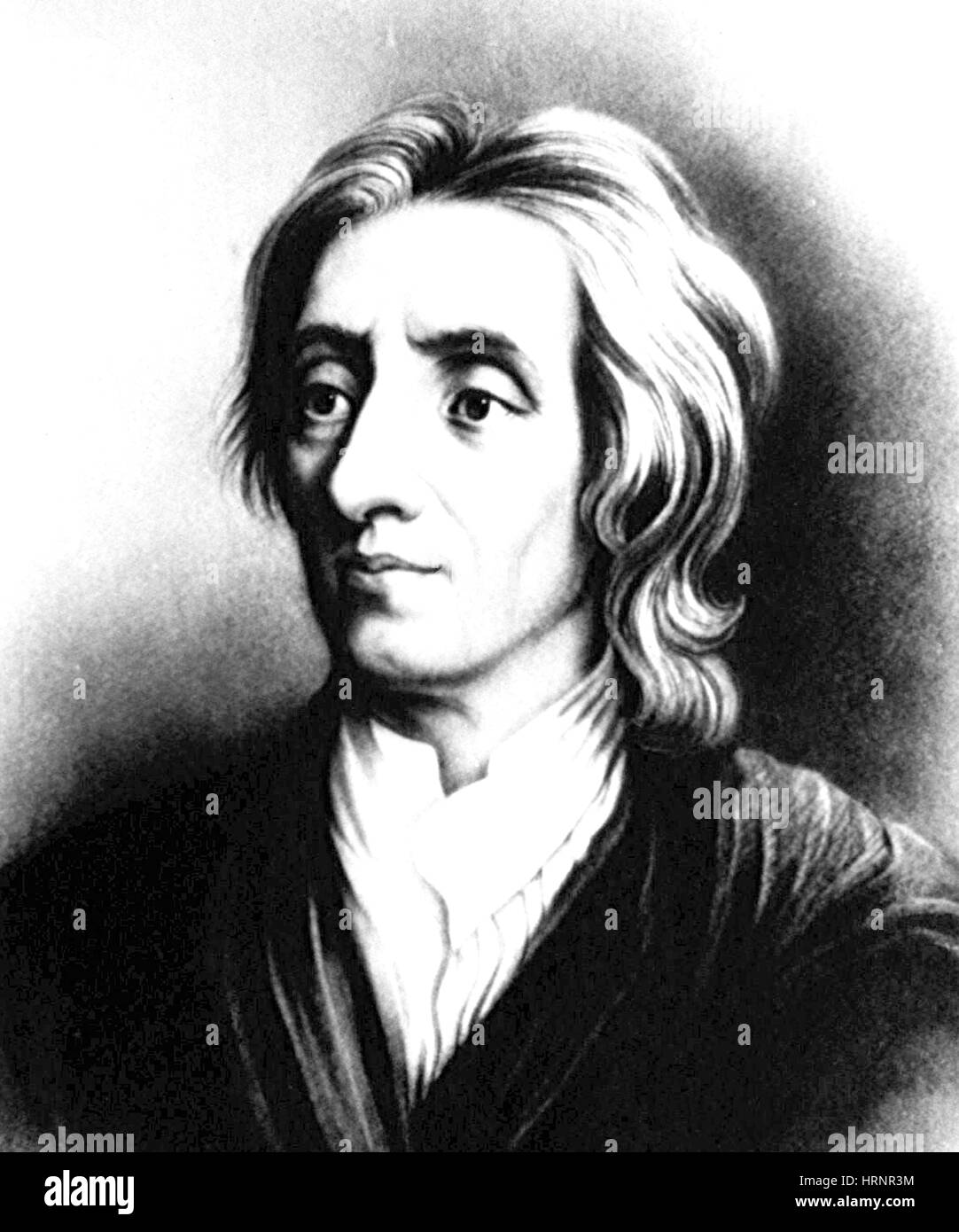 John Locke, English Philosopher, Father of Classical Liberalism Stock Photo