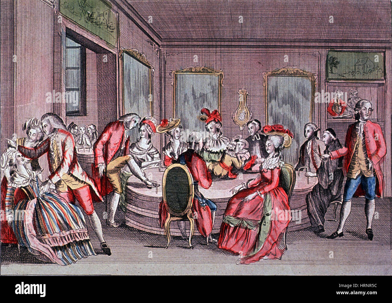 Le MagnÌ©tisme Animal, 18th Century Stock Photo