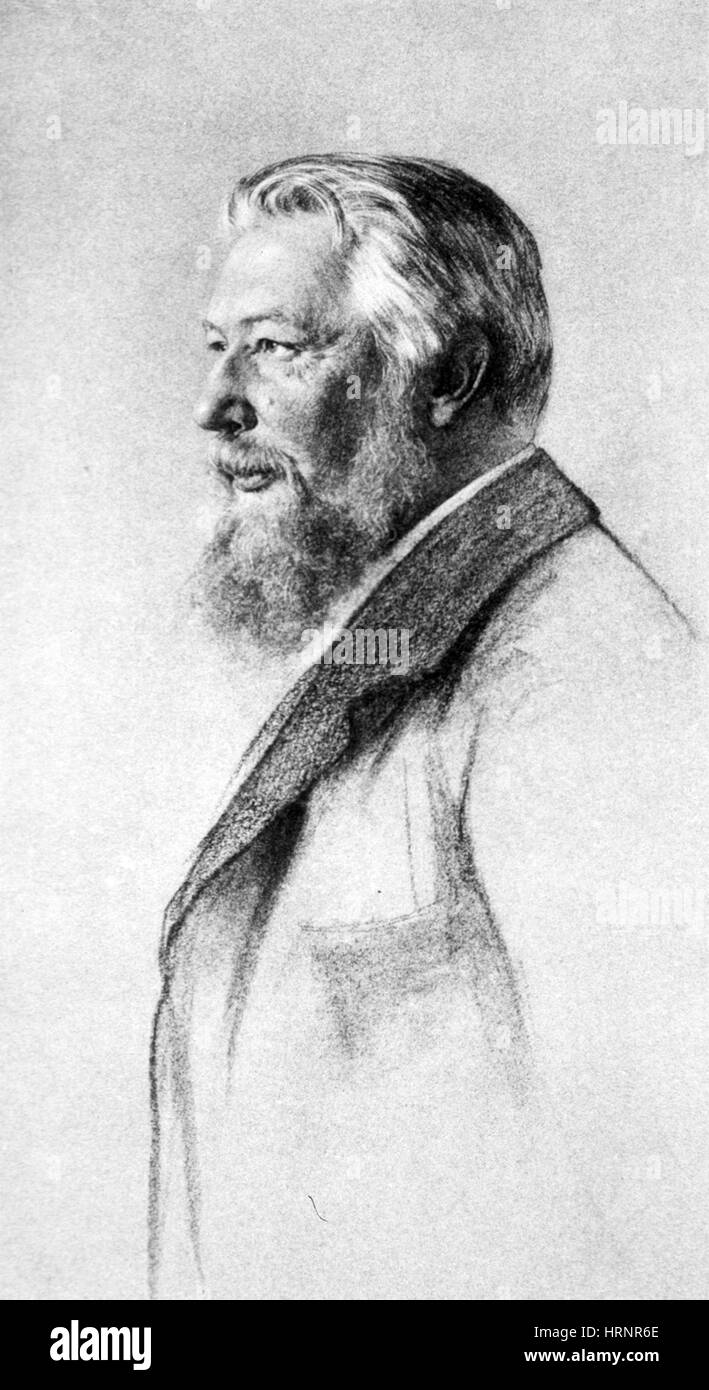 Wilhelm Ostwald, German Chemist Stock Photo