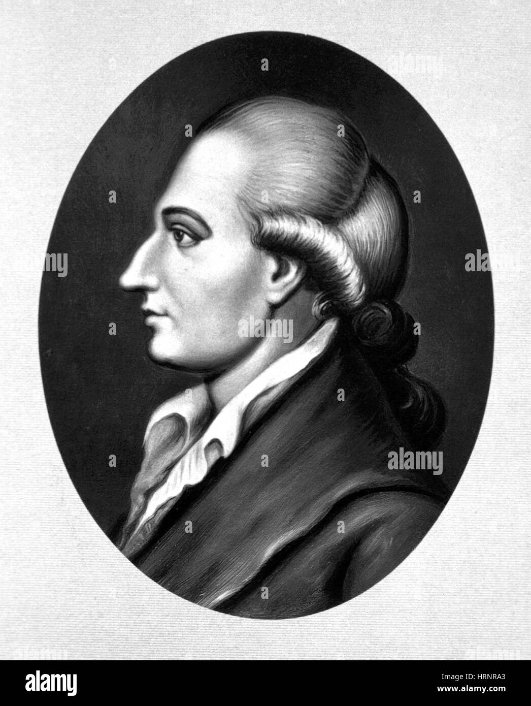 Johann Wolfgang von Goethe, German Author and Polymath Stock Photo