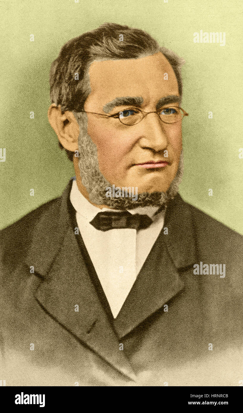 Julius Robert von Mayer, German Physicist Stock Photo