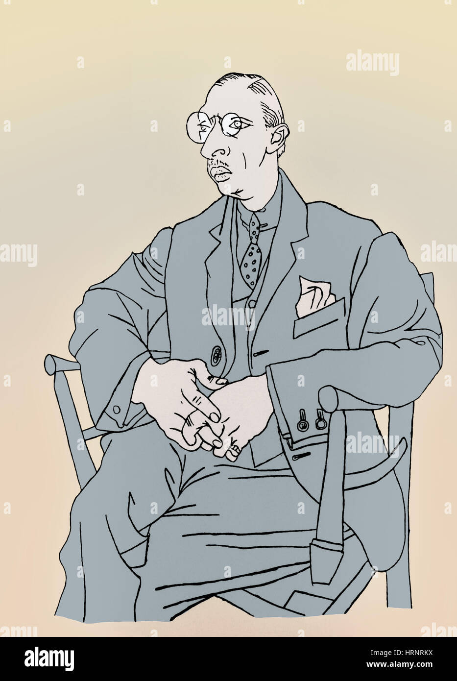 Igor Stravinsky by Picasso Stock Photo Alamy
