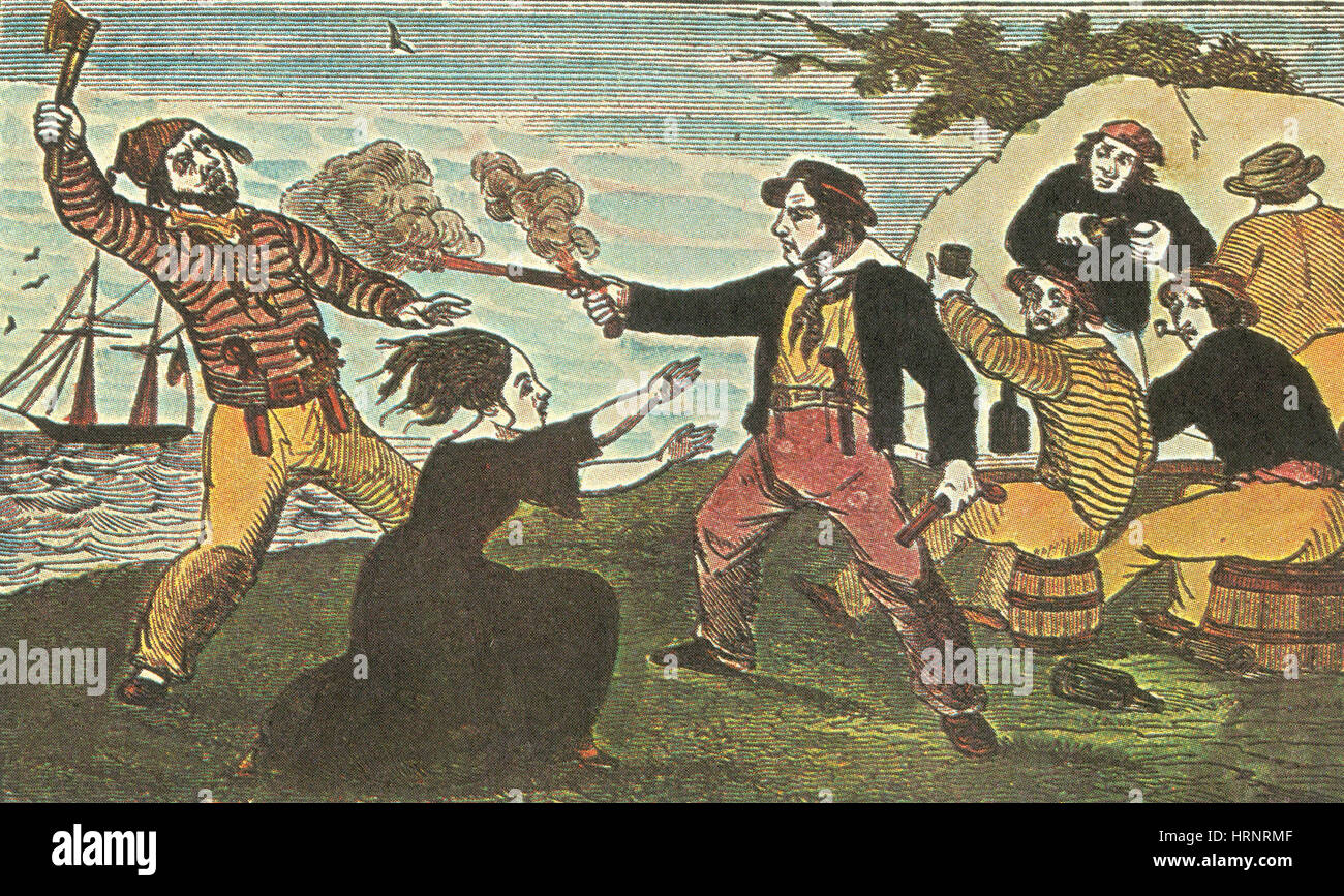 Charles Gibbs, American Pirate Stock Photo Alamy