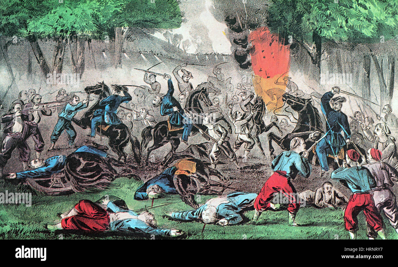 American Civil War, First Battle of Bull Run, 1861 Stock Photo