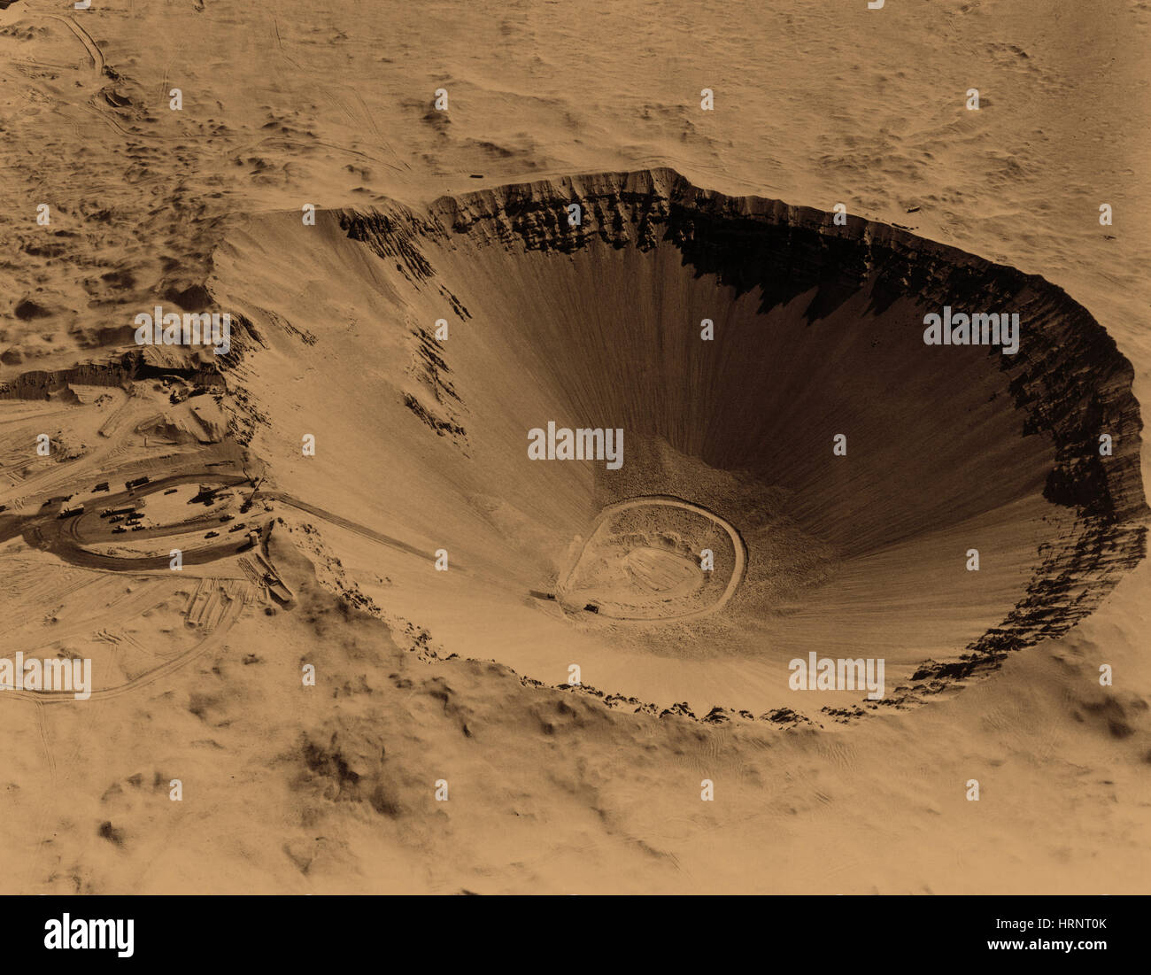 Operation Plowshare, Sedan Crater Stock Photo Alamy