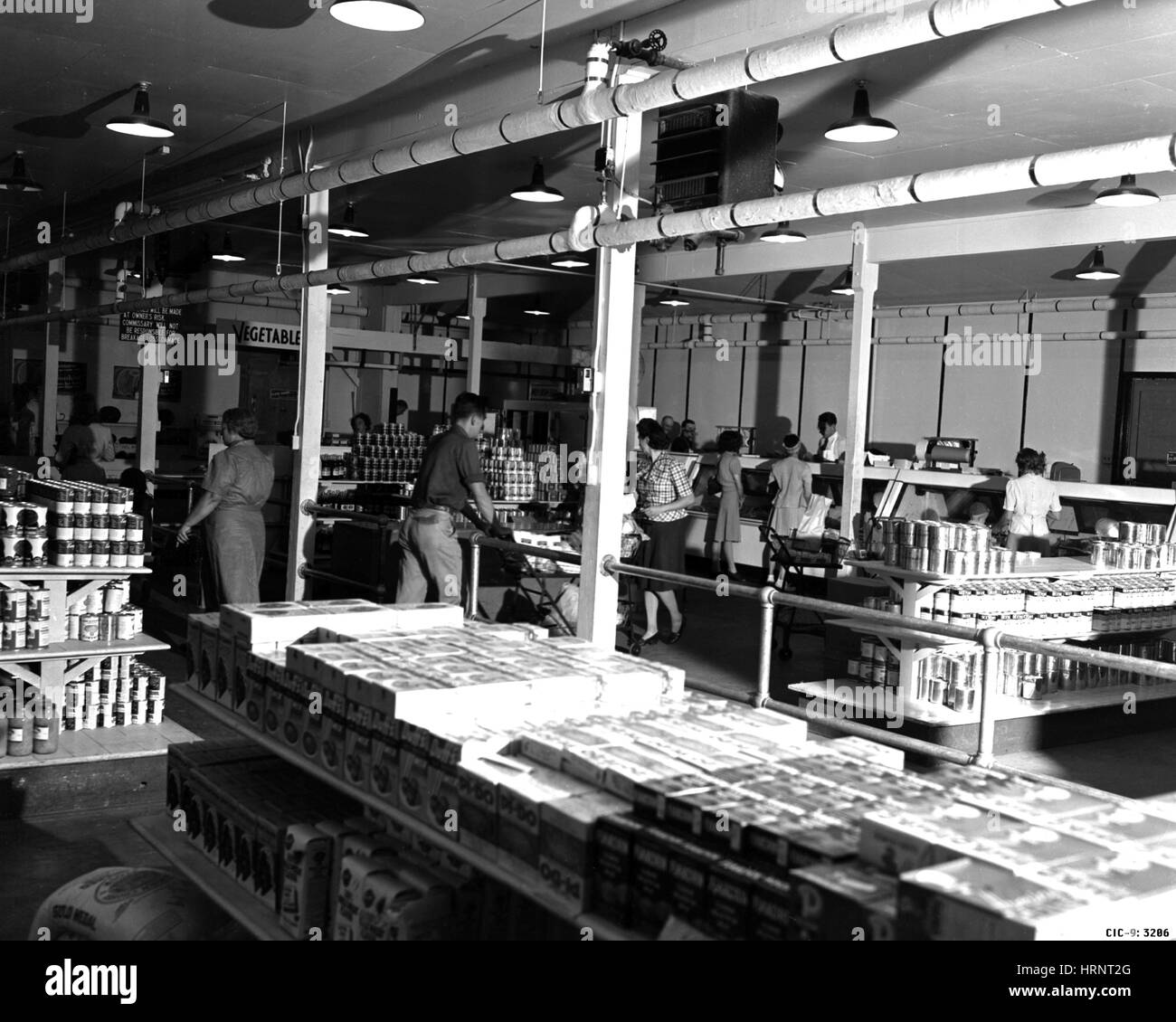 Manhattan Project Commissary Stock Photo
