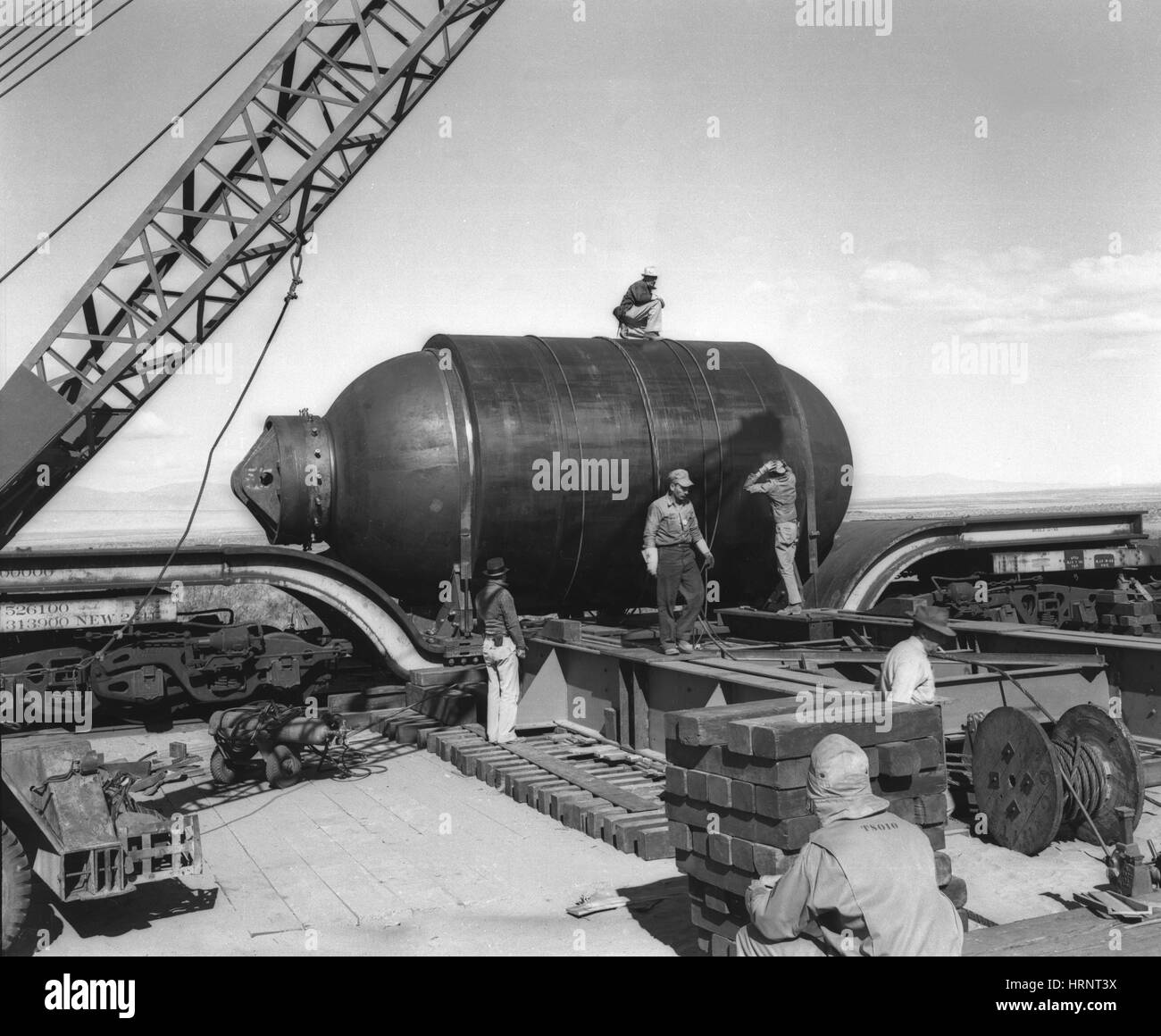 Trinity Test Site, Manhattan Project Stock Photo