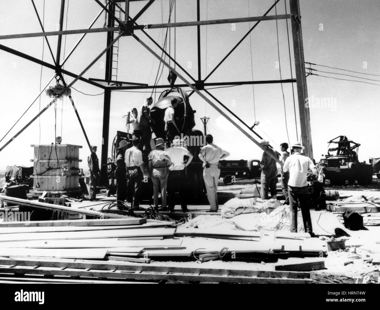 Operation Trinity Trinity Device, 1945 Stock Photo - Alamy