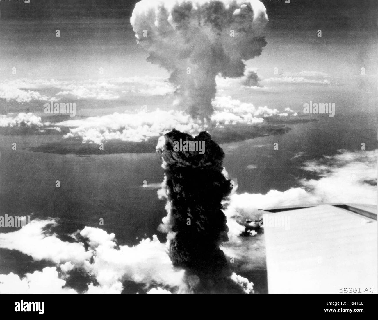 WWII, Nagasaki, August 9, 1945 Stock Photo