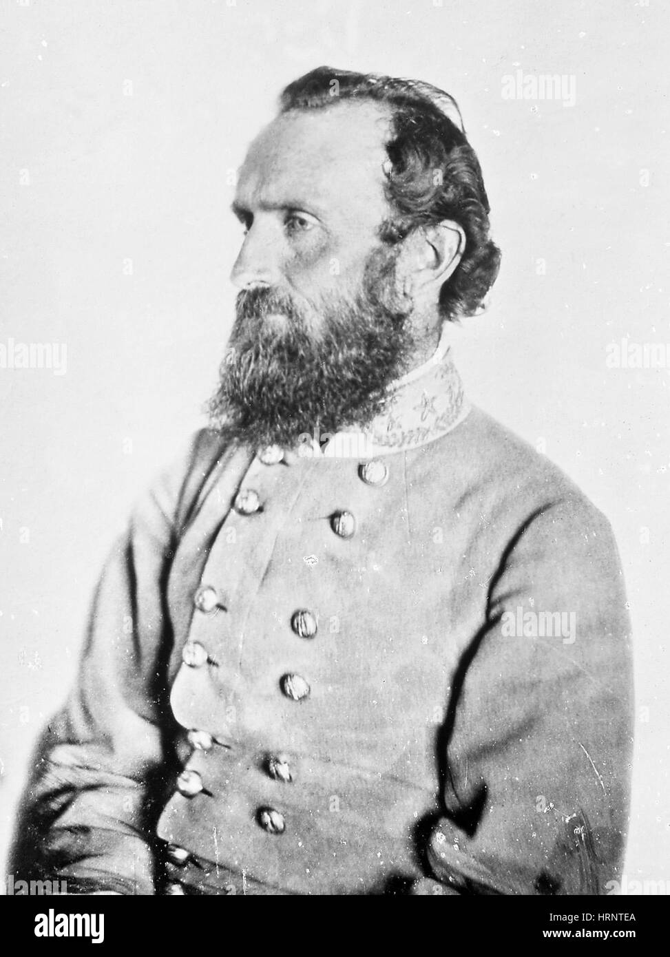 Stonewall Jackson, Confederate General Stock Photo