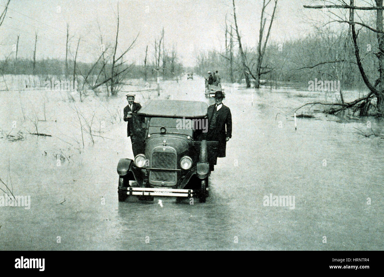 Great Mississippi River Flood, 1927 Stock Photo