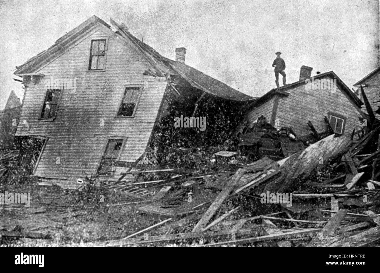 Johnstown Flood, 1889 Stock Photo