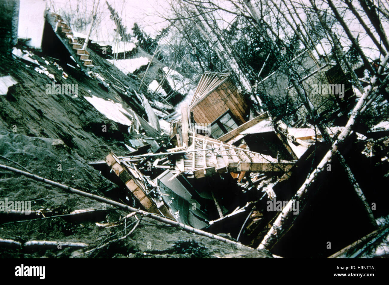 Alaska earthquake 1964 photos