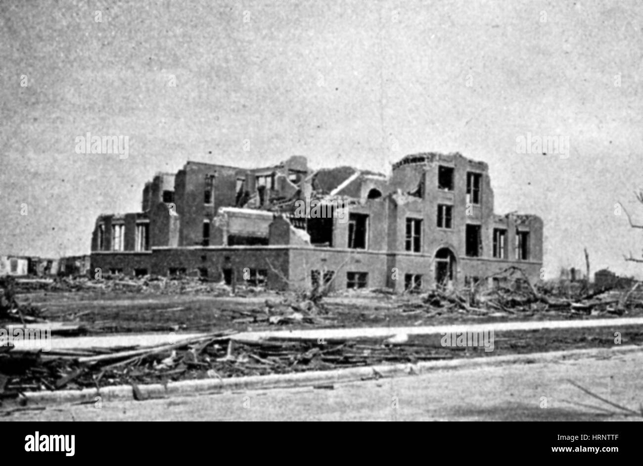 Tri-State Tornado, 1925 Stock Photo
