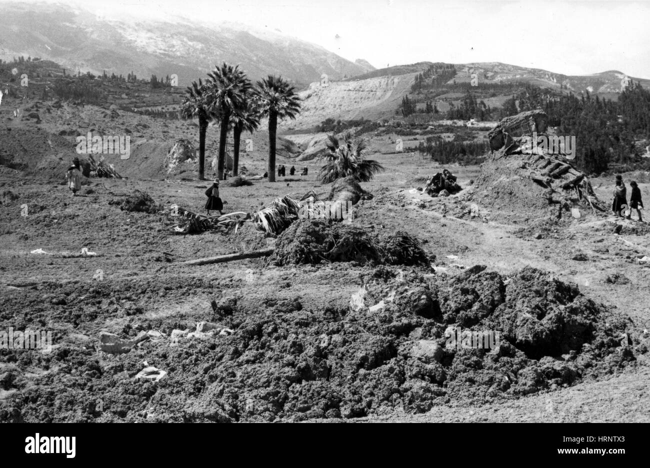 Ancash Earthquake, Peru, 1970 Stock Photo