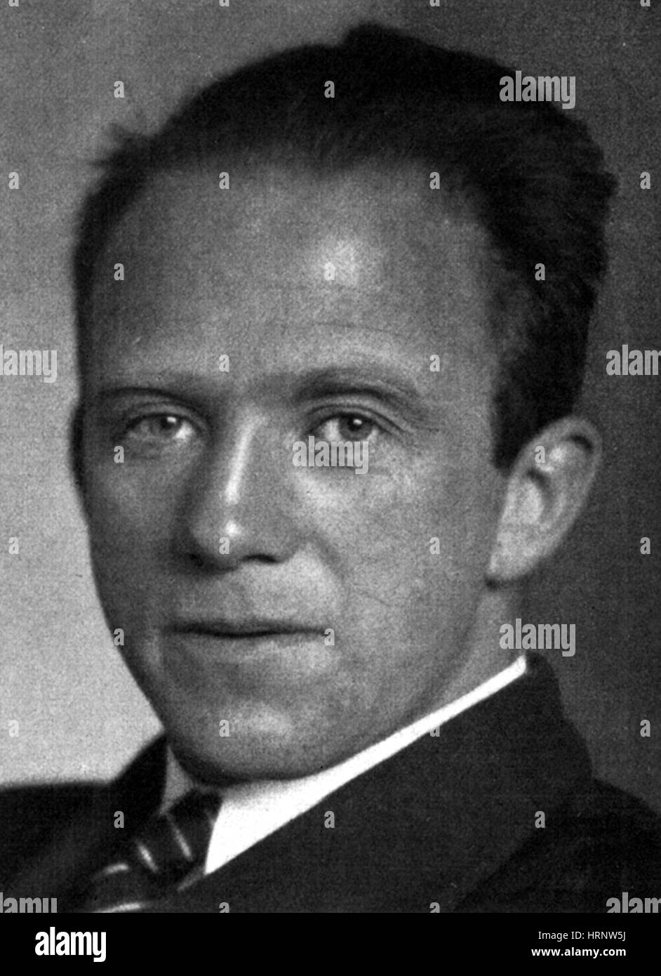 Werner Heisenberg, German Physicist Stock Photo