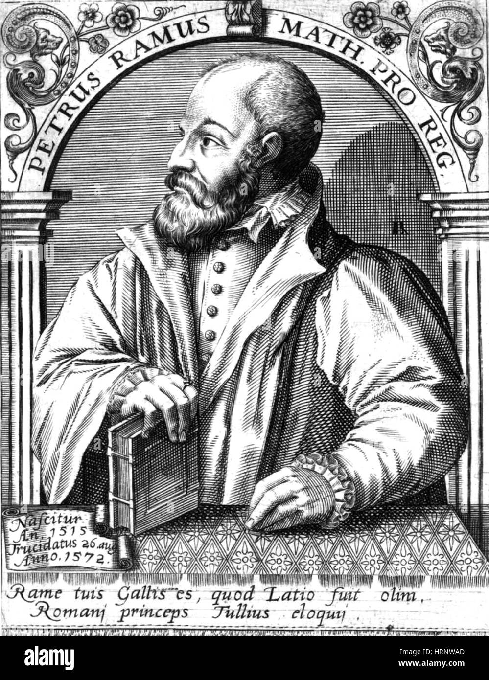 Petrus Ramus, French Logician and Humanist Stock Photo