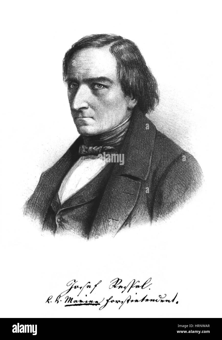 Josef Ressel, Austrian-Czech Inventor Stock Photo