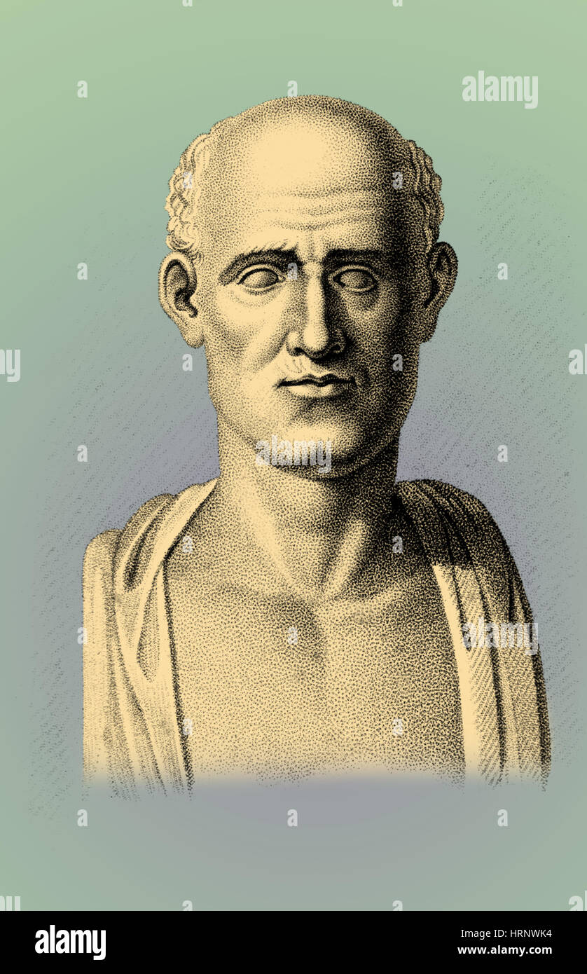 Asclepiades, Ancient Greek Physician Stock Photo