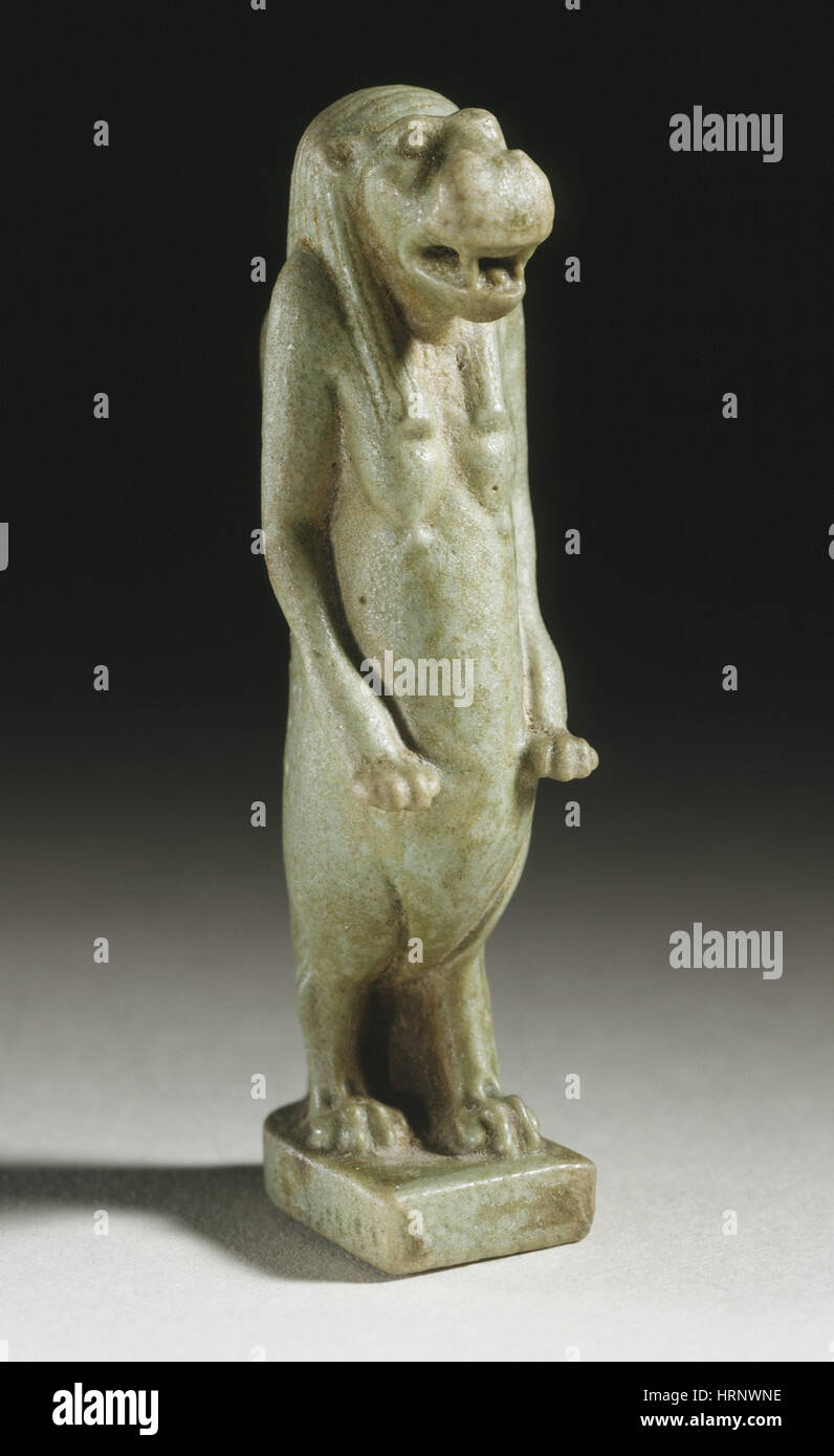 Taweret, Egyptian Goddess of Childbirth Stock Photo