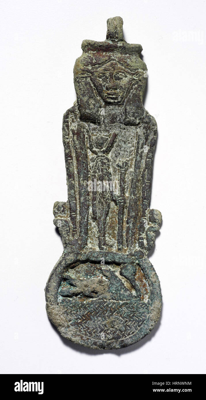 Hathor, Predynastic Egyptian Goddess Stock Photo