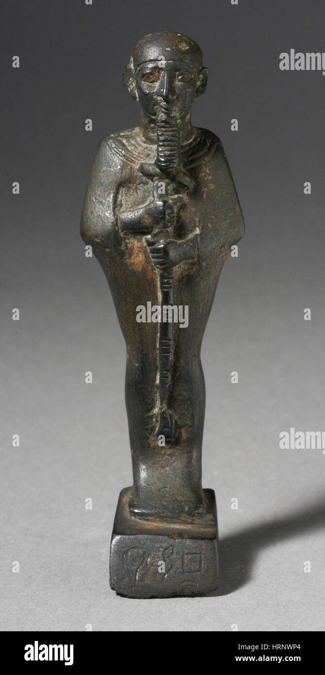 Ptah, Egyptian God, Primal Creator Stock Photo
