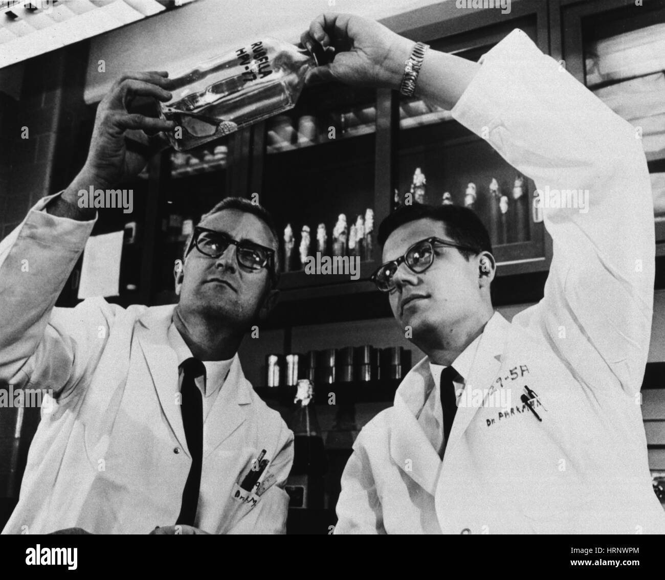 Meyer and Parkman, American Immunologists Stock Photo
