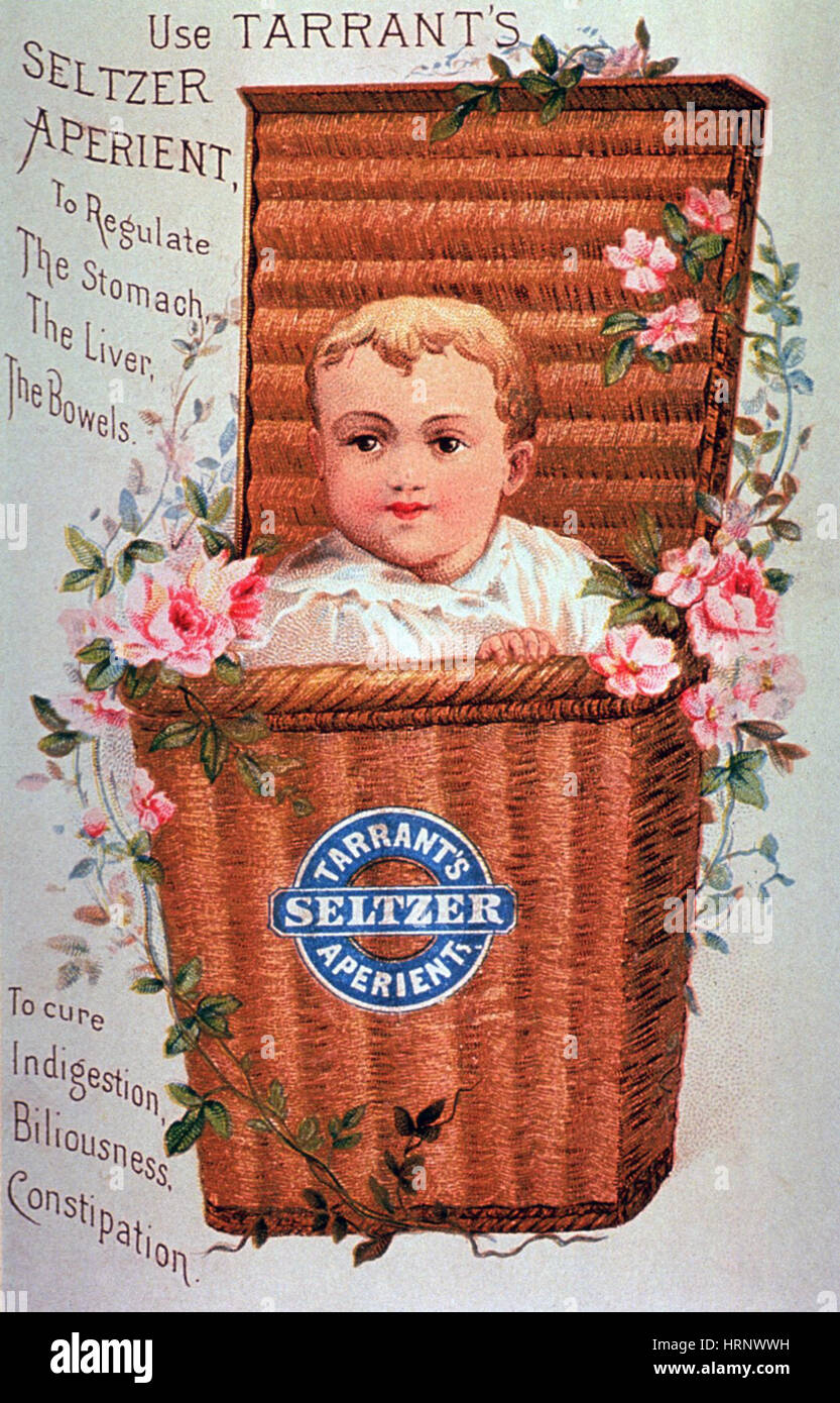 Tarrant's Seltzer Aperient, Constipation Stock Photo Alamy