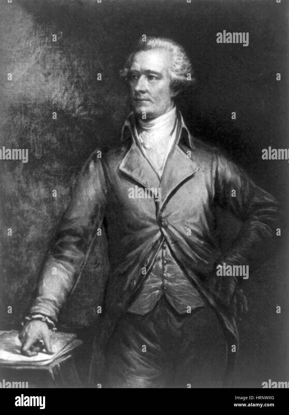 Alexander Hamilton, American Patriot Stock Photo