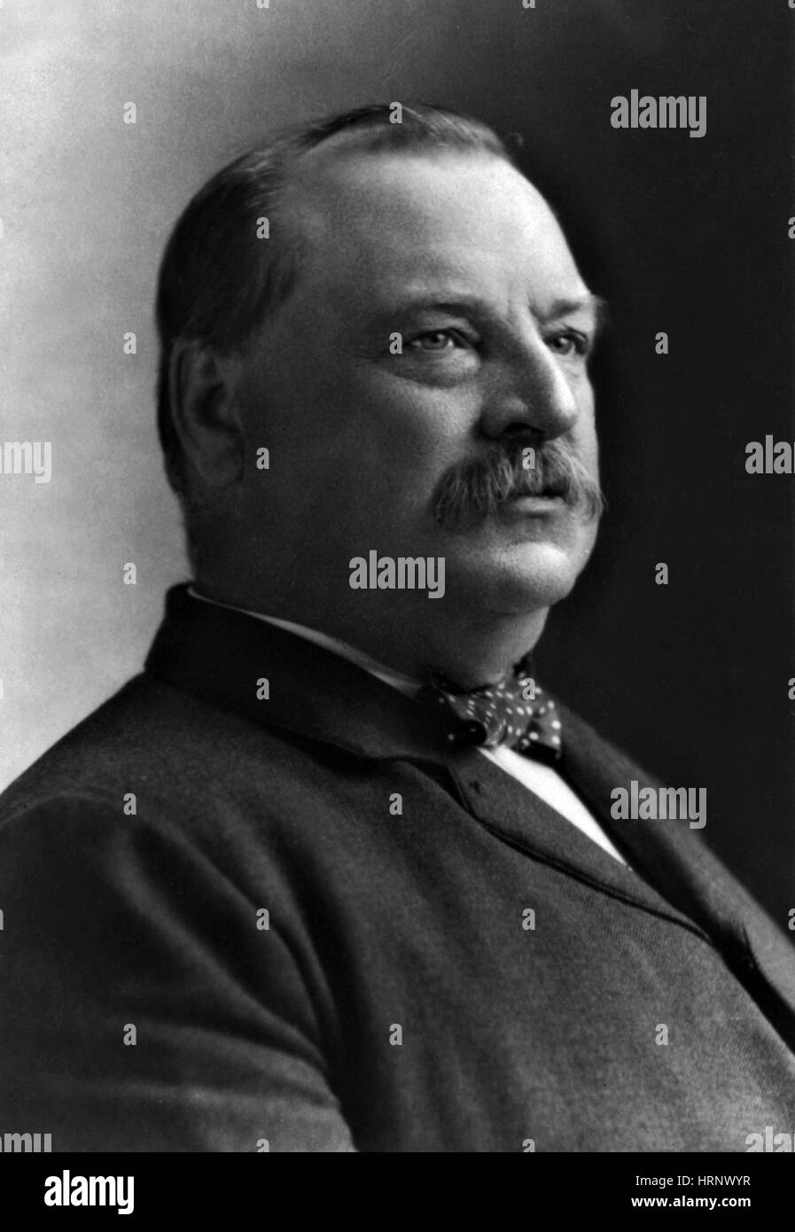 Grover Cleveland, 22nd and 24th U.S. President Stock Photo