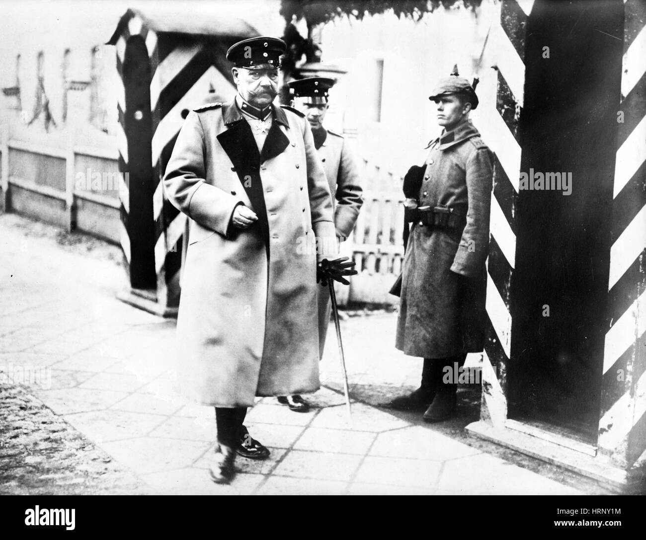 Paul von Hindenburg, German General and Politician Stock Photo