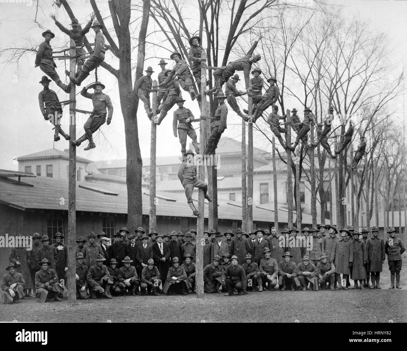 WWI, Student Army Training Corps, 1918 Stock Photo - Alamy