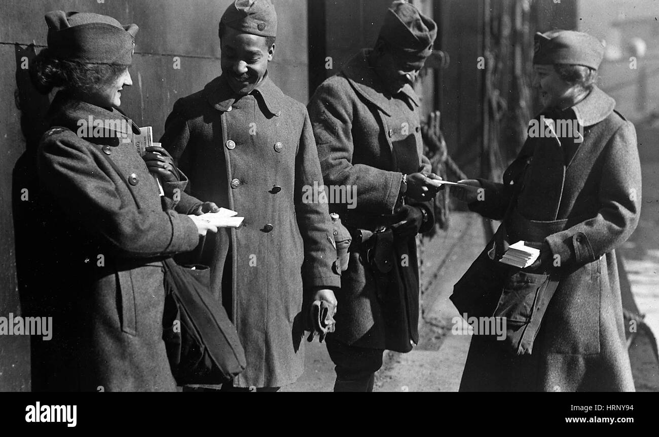 WWI, Salvation Army Welcomes Soldiers Stock Photo