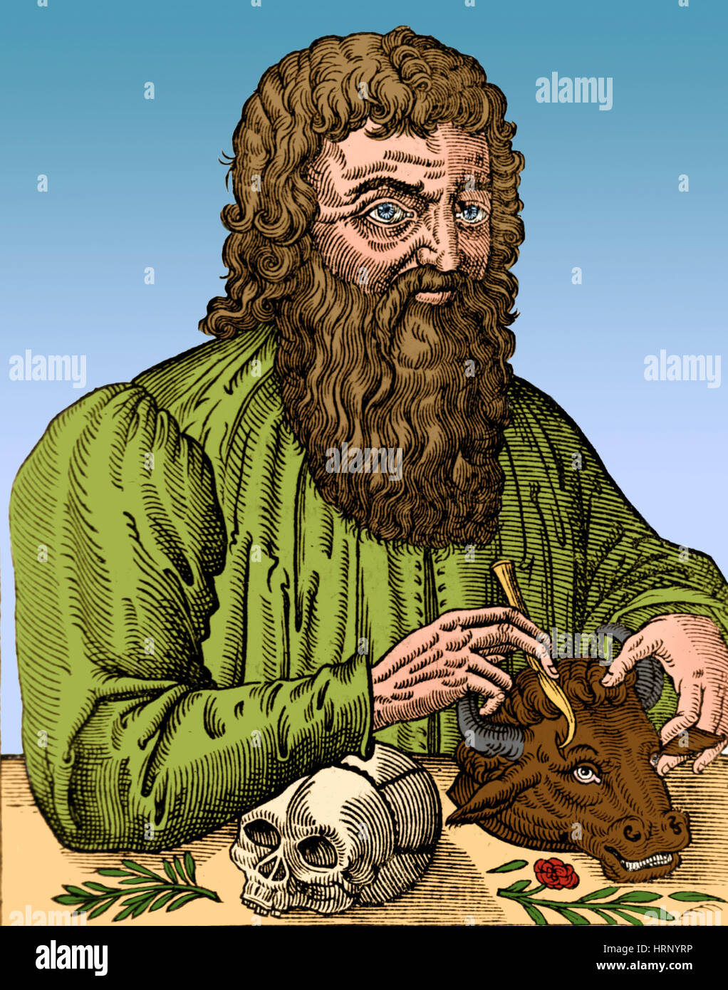 Hippocrates, Greek Physician Stock Photo