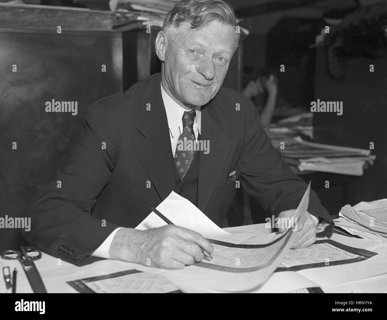 Arthur Wynne, English Inventor Stock Photo Alamy