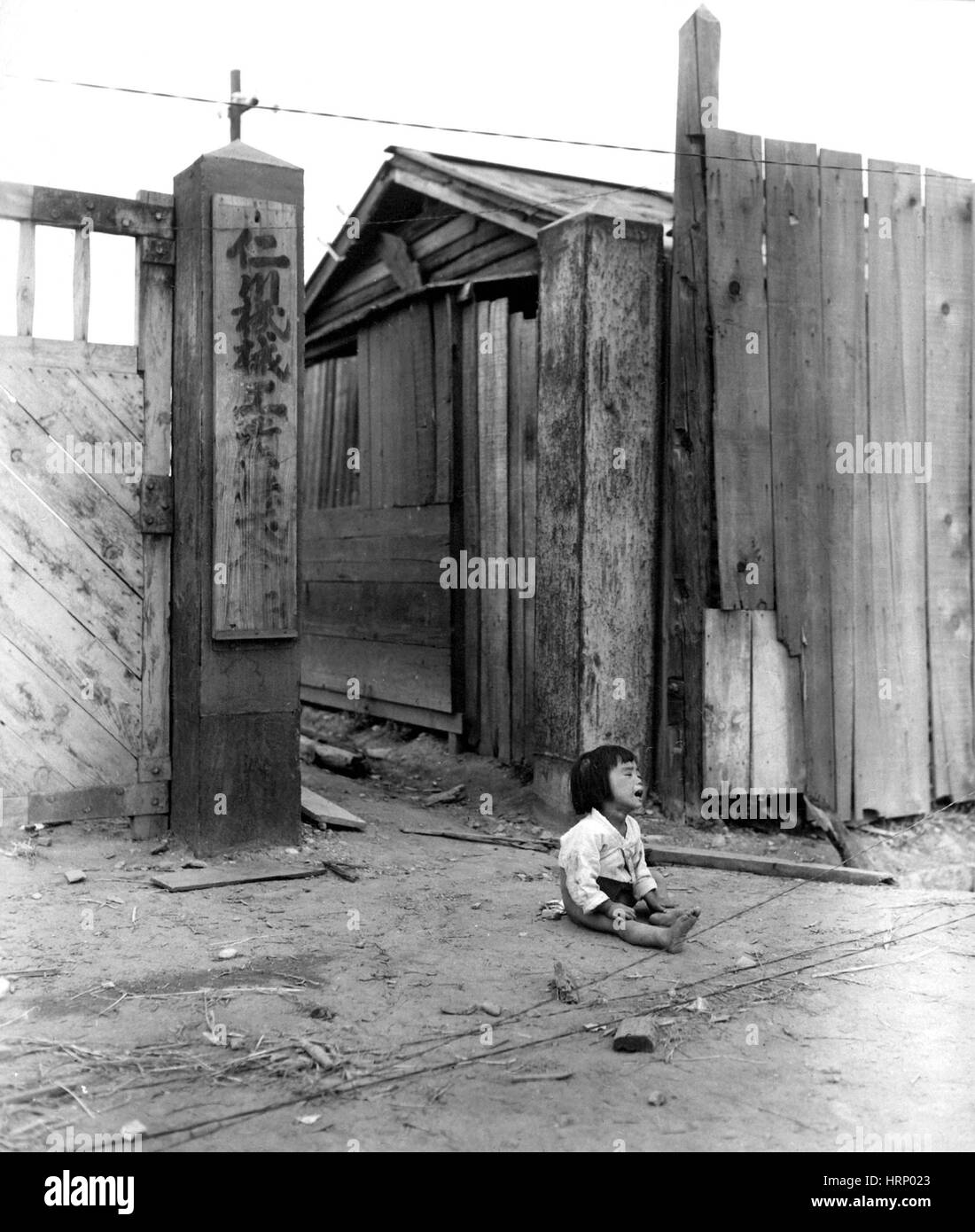 Korean War, South Korean War Orphan, 1950 Stock Photo