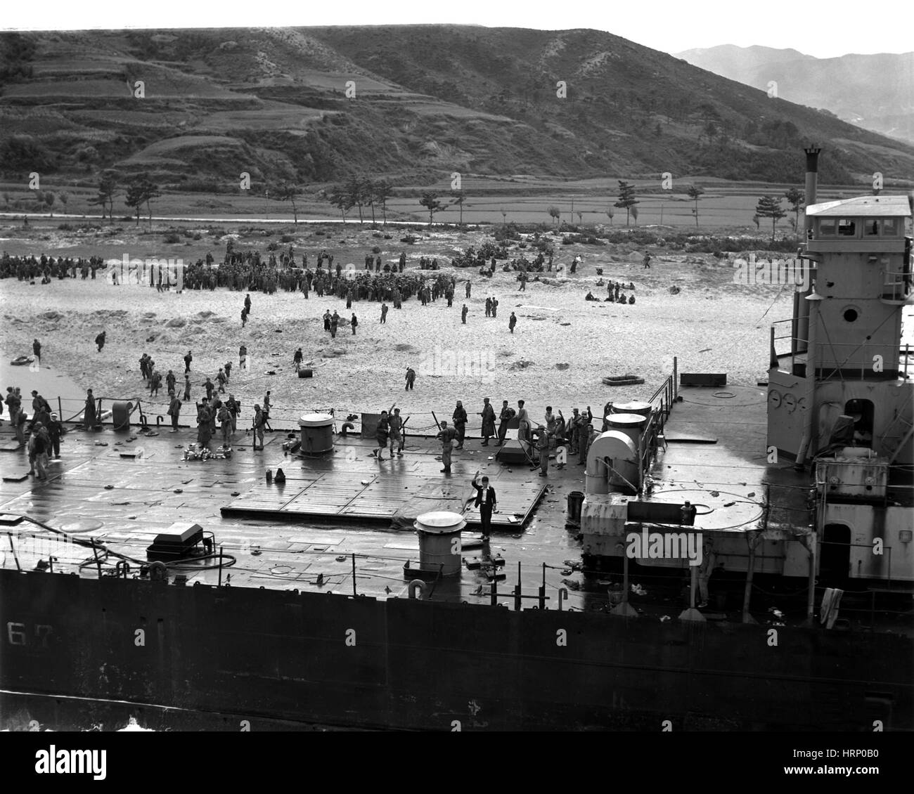 Korean War, ROK Diversionary Landing, 1950 Stock Photo