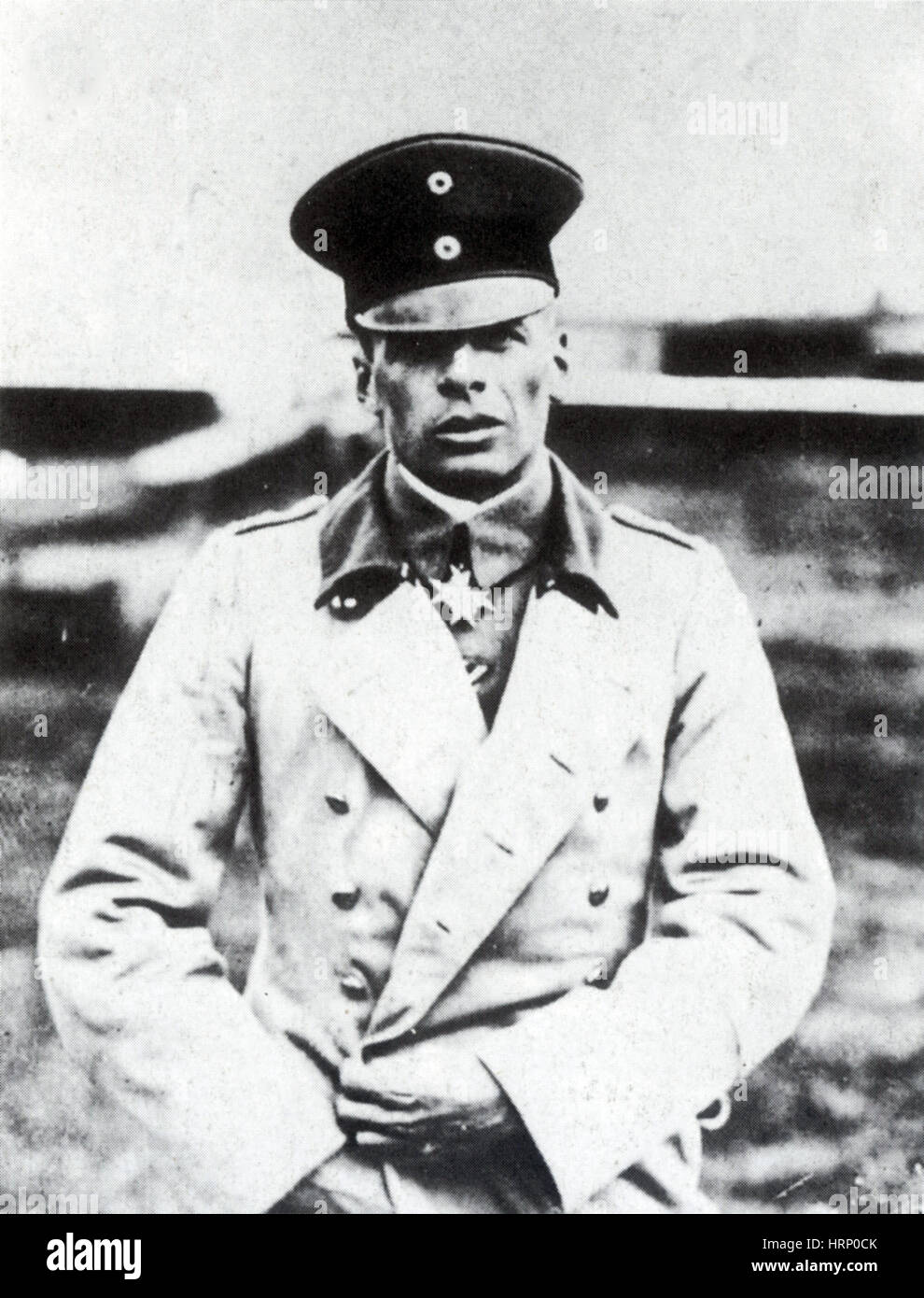 Oswald Boelcke, WWI German Flying Ace Stock Photo