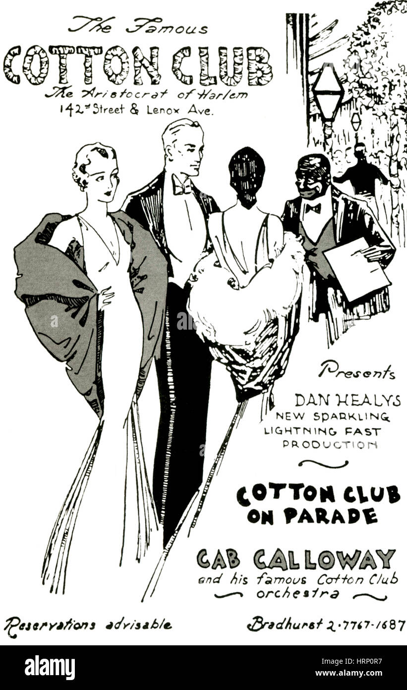 Cotton Club, The Aristocrat of Harlem Stock Photo Alamy