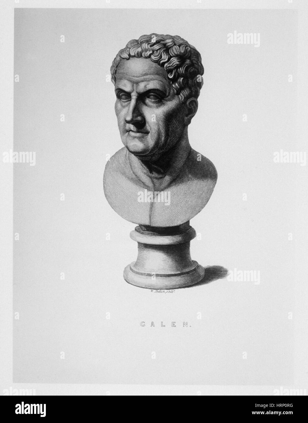 Galen, Ancient Greek Physician and Philosopher Stock Photo