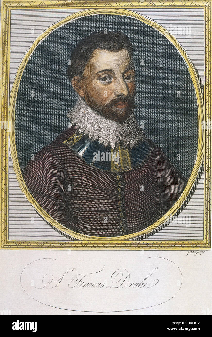 Francis Drake, English Explorer Stock Photo