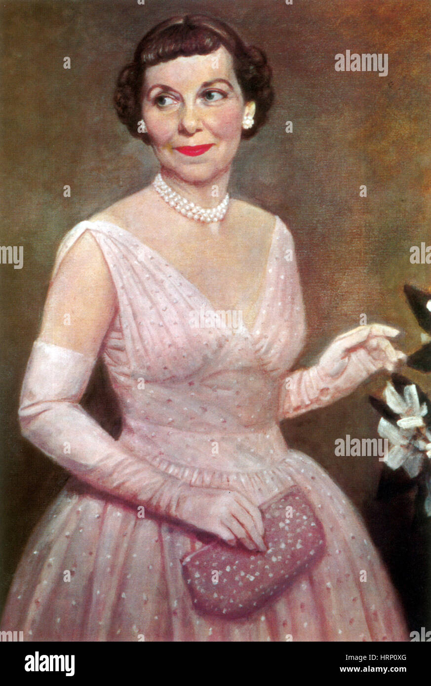 Mamie Eisenhower, First Lady Stock Photo