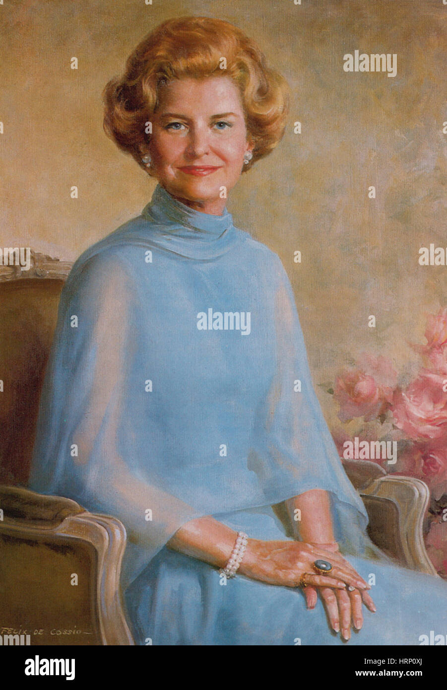 Betty Ford, First Lady Stock Photo