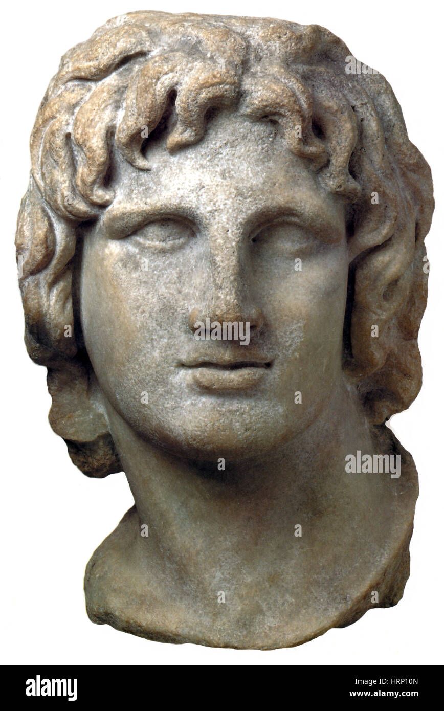 Alexander the Great, Greek King of Macedon Stock Photo